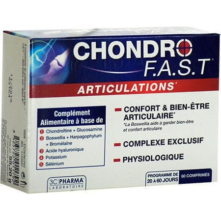 3C Pharma Chondro FAST Joints Joint & Bone Health Supplement 60 табл.: цены и характеристики