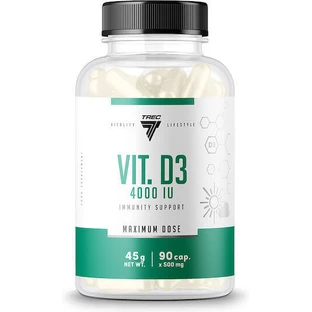 Trec Vit. D3 Вітамін для зміцнення імунітету та здоров'я яєць 4000iu 90 капс.