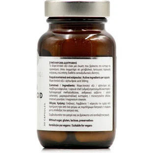 Альфа-ліпоєва кислота серії Power Of Nature Platinum Альфа-ліпоєва кислота 300 мг Харчова добавка спеціальна 30 капс.