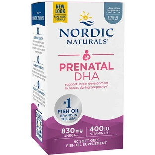 Nordic Naturals Prenatal DHA Fish Oil 830mg 90 softgels Unflavoured