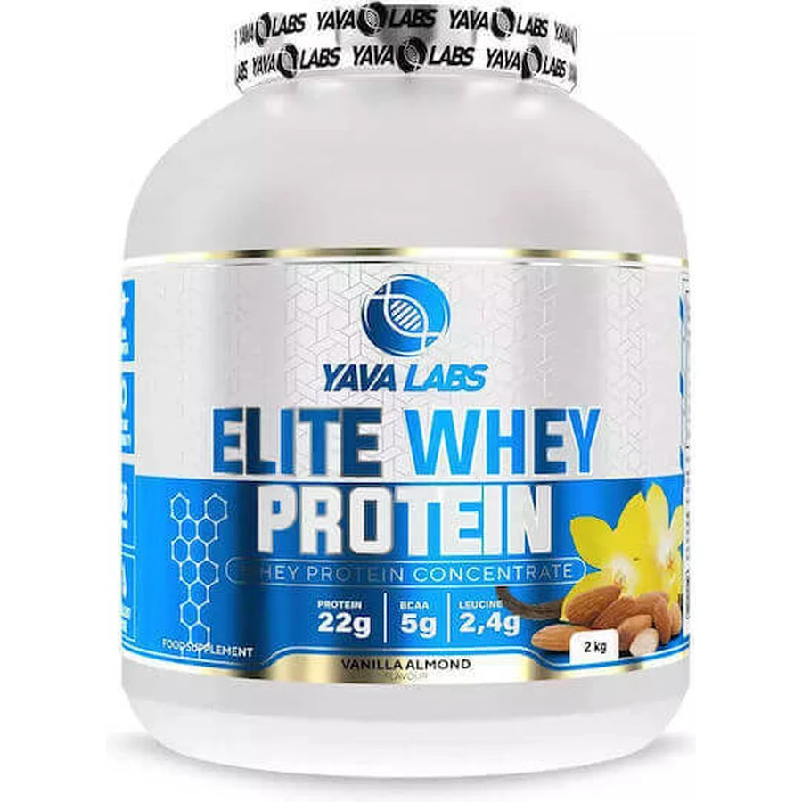 Yava Labs Elite Whey Сывороточный протеин со вкусом ванильного миндаля 2 кг: цены и характеристики