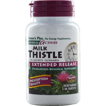 Розторопша плямиста розширений випуск Nature's Plus Herbal Actives 30 файлів: ціни та характеристики