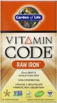 Garden Of Life Vitamin Code Raw Iron 30 капсул