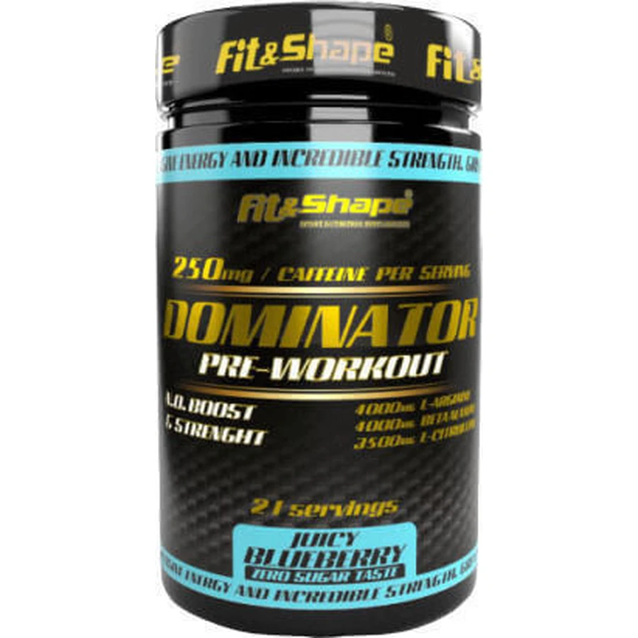 Fit & Shape Dominator Pre-Workout 420гр Lean Juicy: цены и характеристики