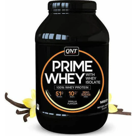QNT Prime Whey Protein Сироватковий протеїн без глютену з ванільним смаком 908гр: ціни та характеристики