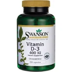 Swanson Vitamin D3 Вітамін для підтримки імунітету та здоров'я яєць 400iu 250 капс.: ціни та характеристики