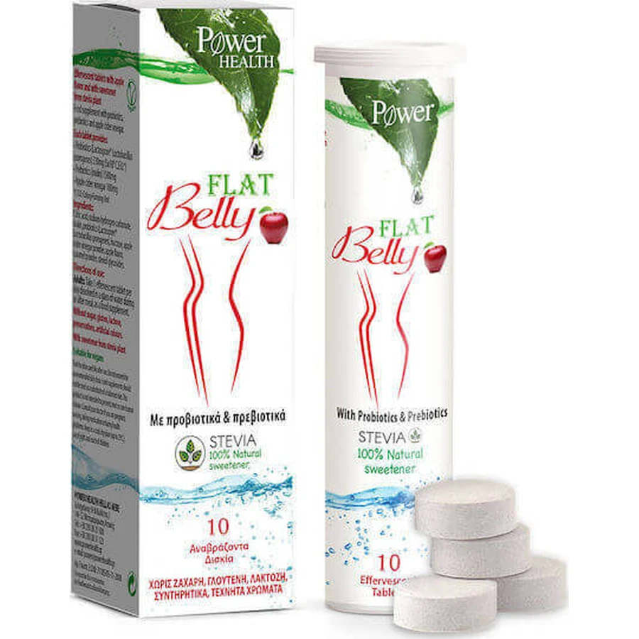 Power Health Flat Belly Плоский живот Пробиотик со стевией 10 г: цены и характеристики