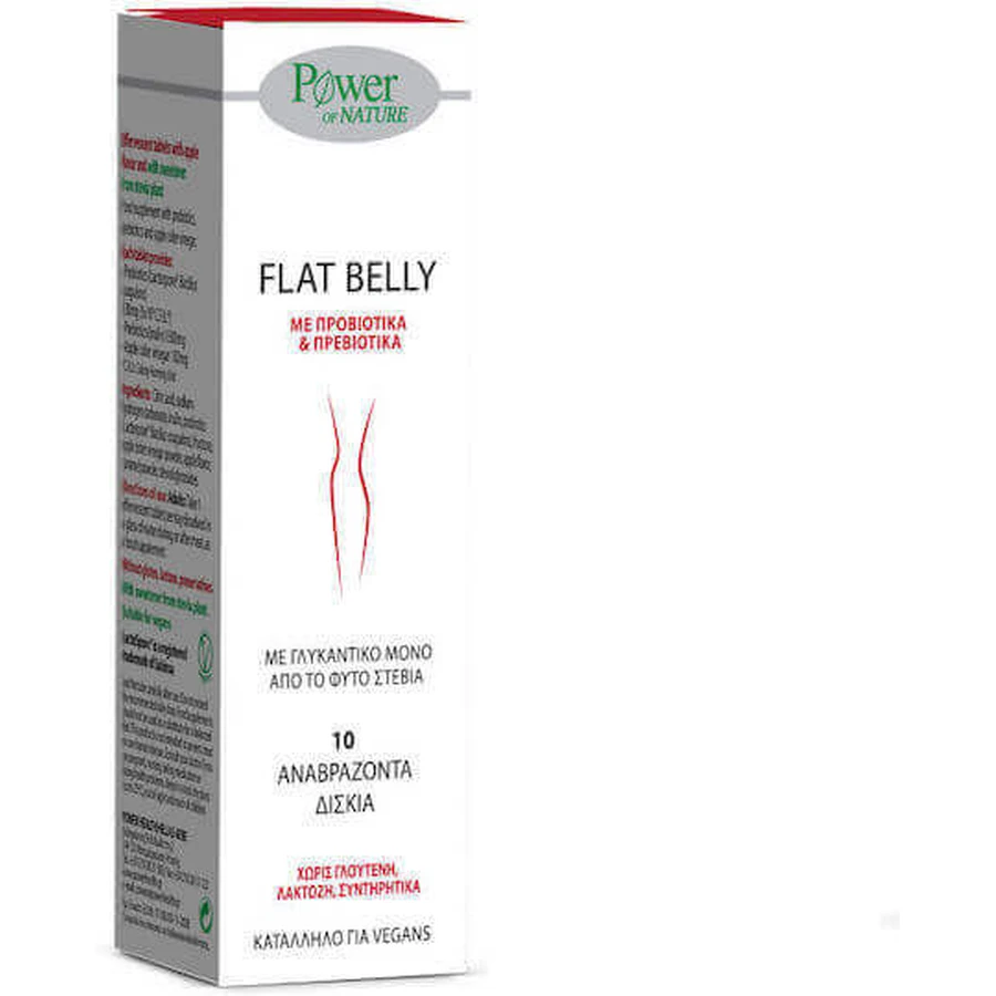 Power Health Flat Belly Плоский живот Пробиотик со стевией 10 г: цены и характеристики