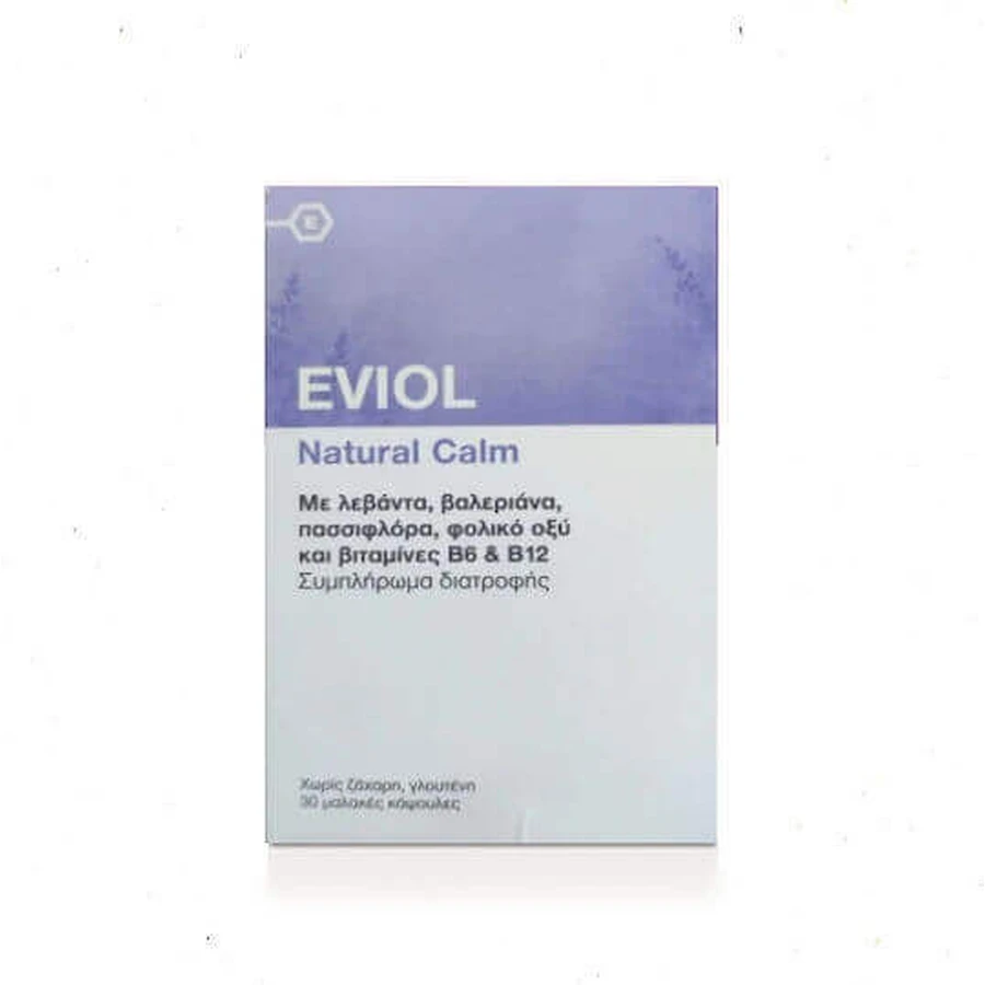 Eviol Natural Calm Anxiety Supplement 30 caps 30 softgels: цены и характеристики