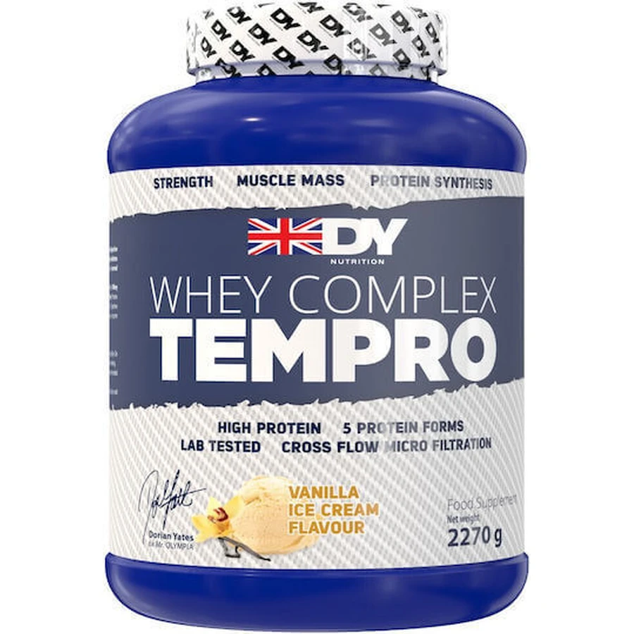 Сироватковий комплекс Dorian Yates Nutrition Tempro / 5 форм протеїну [2270 грамів] Банан: ціни та характеристики