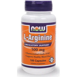 Now Foods L-аргинин 100 капсул без ароматизаторов