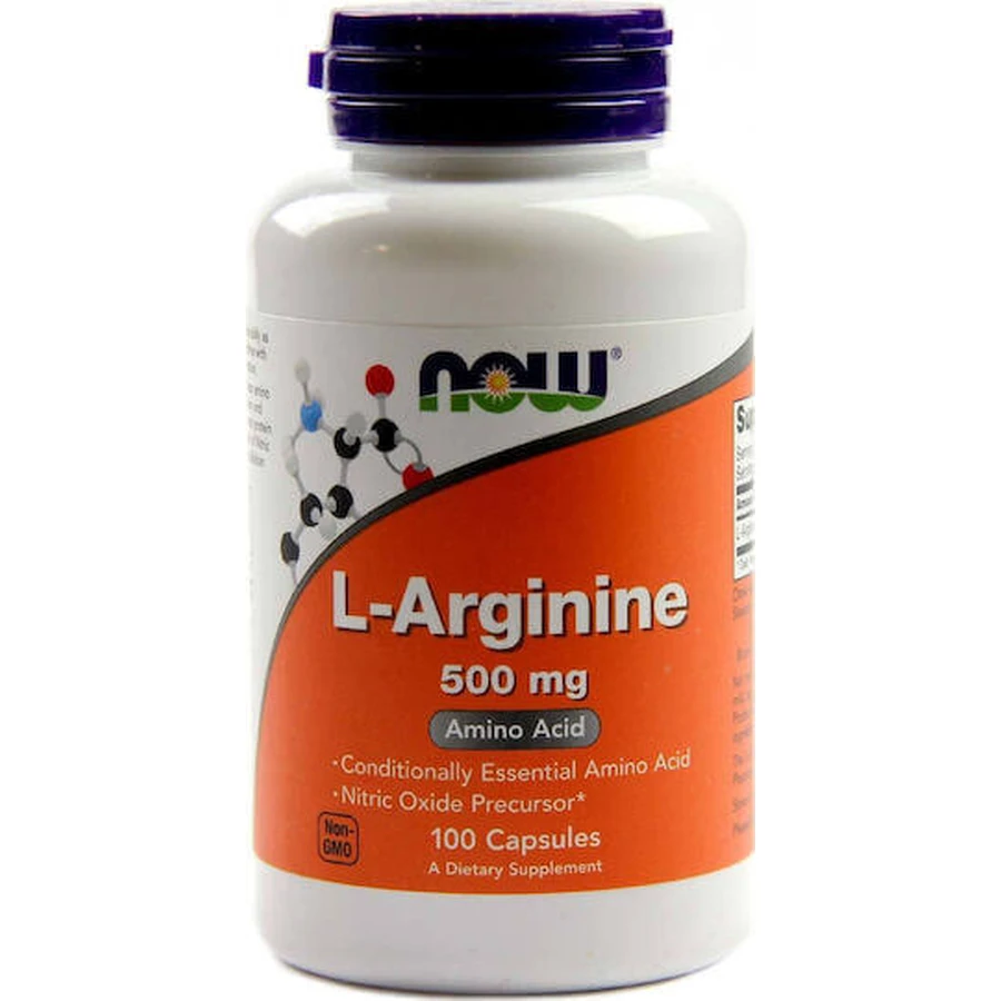 Now Foods L-аргинин 100 капсул без ароматизаторов: цены и характеристики