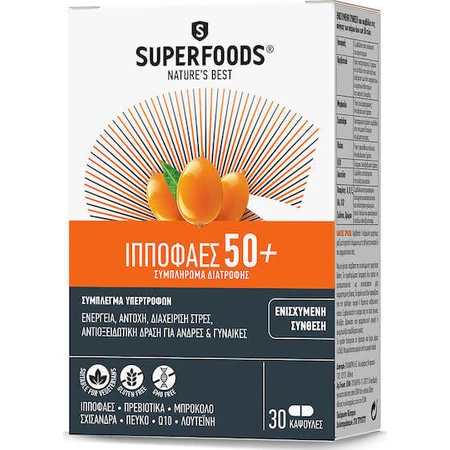 Superfoods Солодка 50+ Покращена формула 30 м'яких гелів: ціни та характеристики
