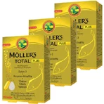 Moller's Total Plus Риб'ячий жир, вітаміни та мінерали Омега 3, женьшень, родіола та глід без смаку: ціни та характеристики