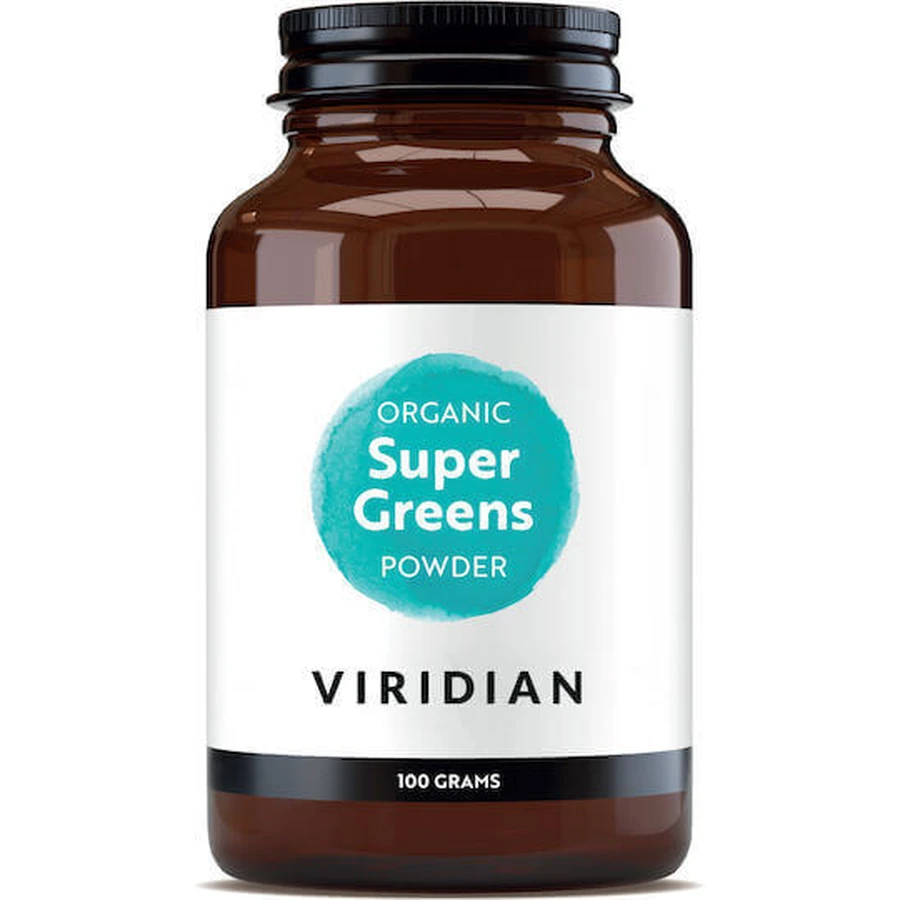Viridian Super Greens Organic 100гр: цены и характеристики
