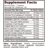 Спеціальна дієтична добавка Pure Nutrition Aqua Out 60 капс.