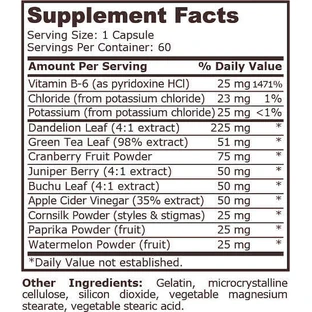 Спеціальна дієтична добавка Pure Nutrition Aqua Out 60 капс.