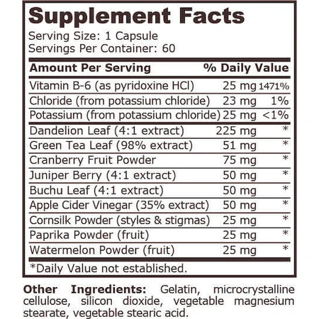 Спеціальна дієтична добавка Pure Nutrition Aqua Out 60 капс.: ціни та характеристики