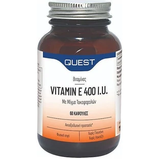 Quest Vitamin E Вітамін для шкіри та антиоксидантної дії 400iu 60 таблеток