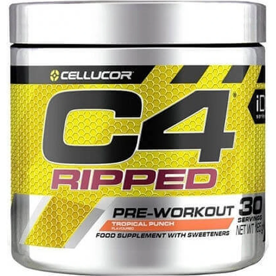 Тропічний пунш Cellucor C4 Ripped 30 порцій 165гр: ціни та характеристики
