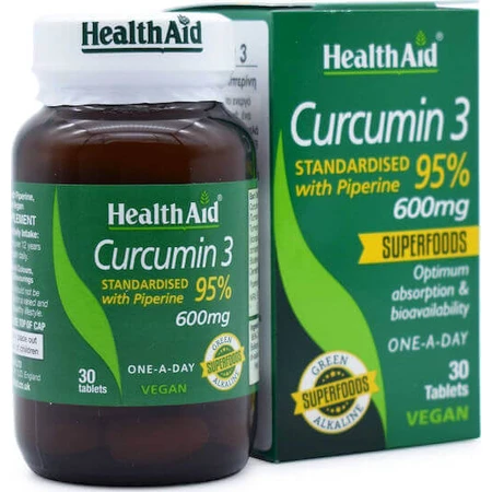Health Aid Curcumin 3 600mg 30 файлов: цены и характеристики