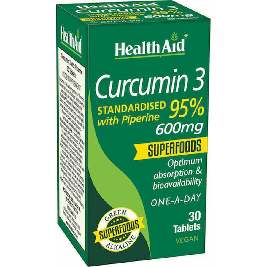 Health Aid Curcumin 3 600mg 30 файлов: цены и характеристики