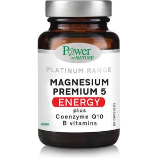 Power Health Magnesium Premium 5 Energy 60 энергетических капсул