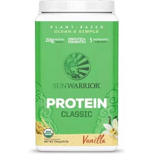 Sunwarrior Classic Brown Rice Protein Organic Gluten & Lactose Free Rice Protein with Vanilla Flavour 750gr