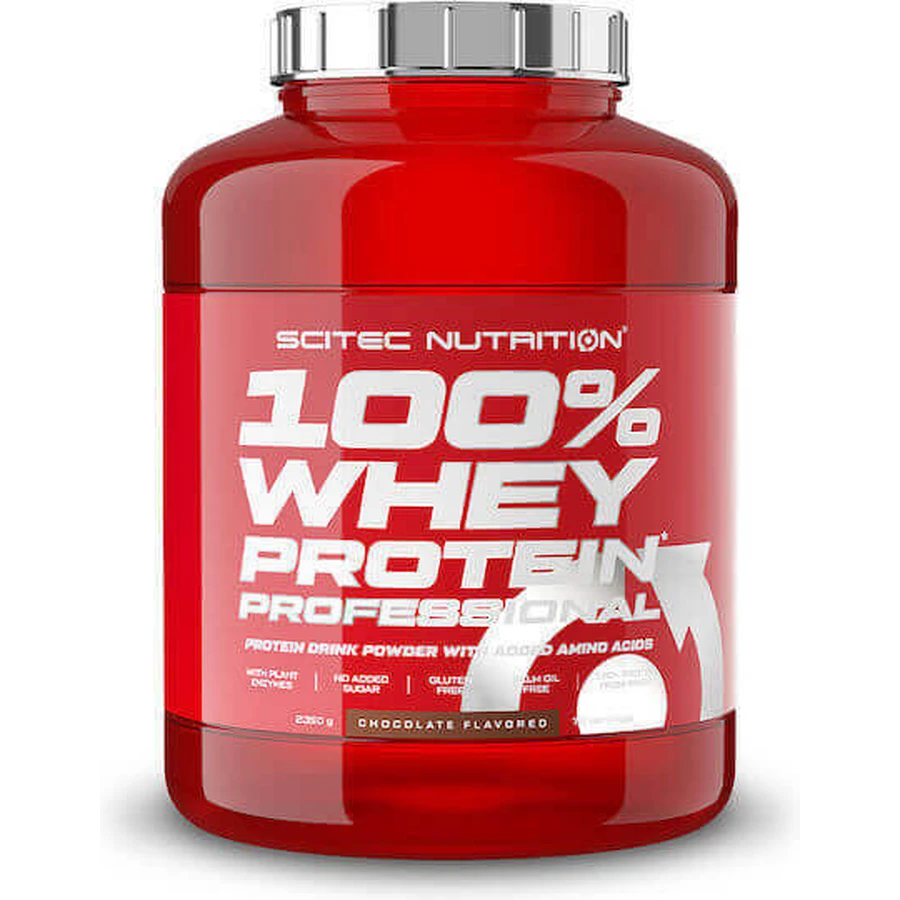 Scitec Nutrition 100% Whey Protein Профессиональный сывороточный протеин без глютена со вкусом ванили 2,35 кг: цены и характеристики
