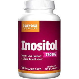 Jarrow Formulas Інозитол 750мг Харчова добавка Спеціальна 100 рослинних капсул