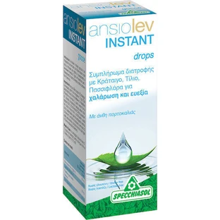 Specchiasol Ansiolev Instant Drops Anxiety Supplement 20ml