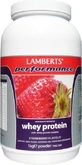 Lamberts Performance Whey Protein &amp; Magnesium Сироватковий протеїн зі смаком полуниці 1 кг
