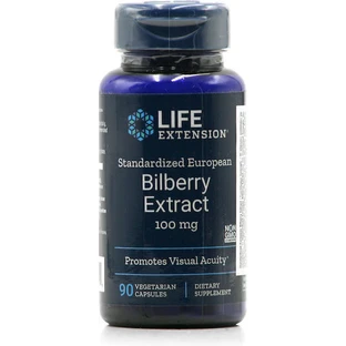Life Extension Bilberry Extract 100mg 90 capsules veget Bilberry