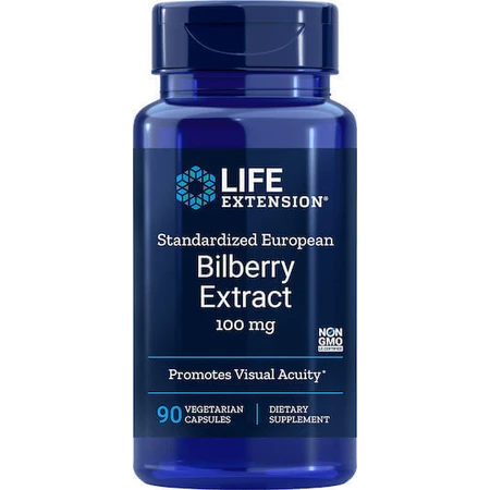 Life Extension Bilberry Extract 100mg 90 capsules veget Bilberry: цены и характеристики