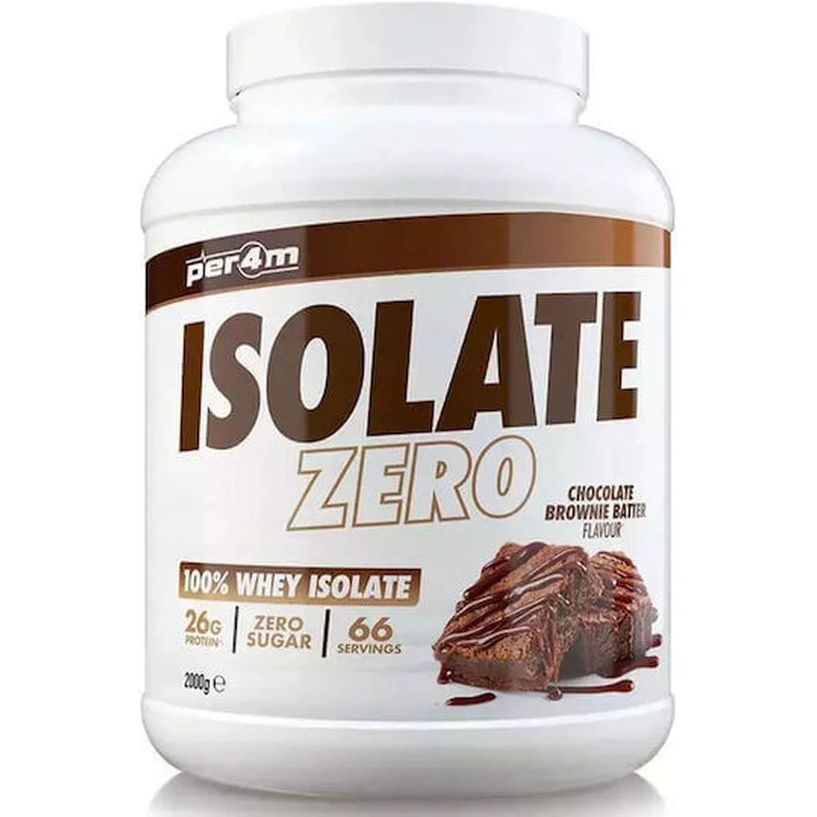Per4m Isolate Zero Whey Protein зі смаком сироваткового ізоляту зі смаком шоколадного тіста 900гр: ціни та характеристики