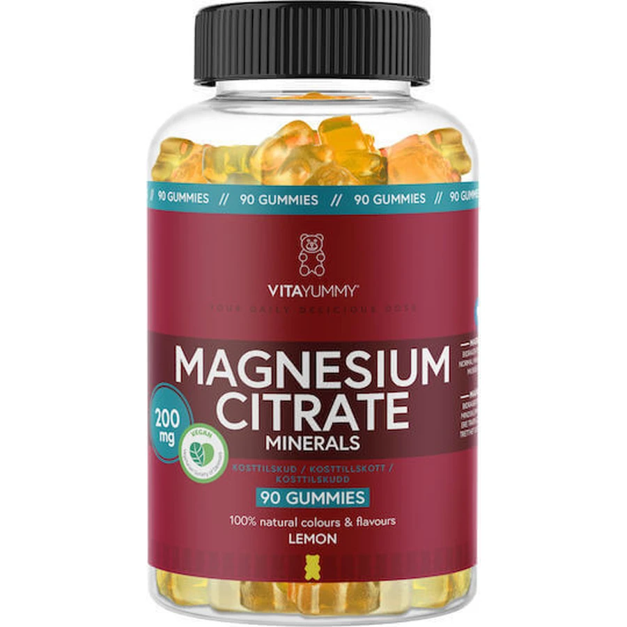Жувальні гумки VitaYummy Magnesium 90 зі смаком лимона: ціни та характеристики