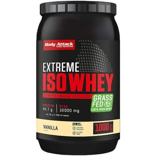 Body Attack Extreme Isowhey Pro сироватковий протеїн зі смаком ванілі 1 кг