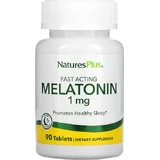 Добавка до сну Nature's Plus Мелатонін 1 мг 90 таблеток