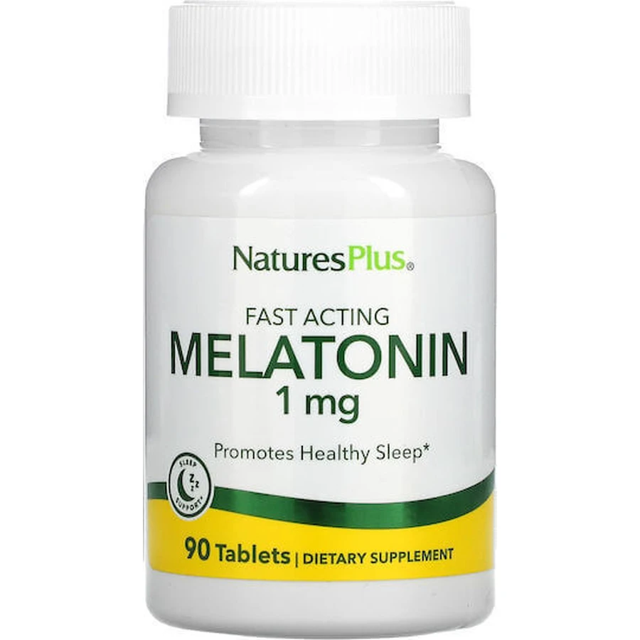 Nature's Plus Melatonin 1mg Sleep Supplement 90 tabs: цены и характеристики
