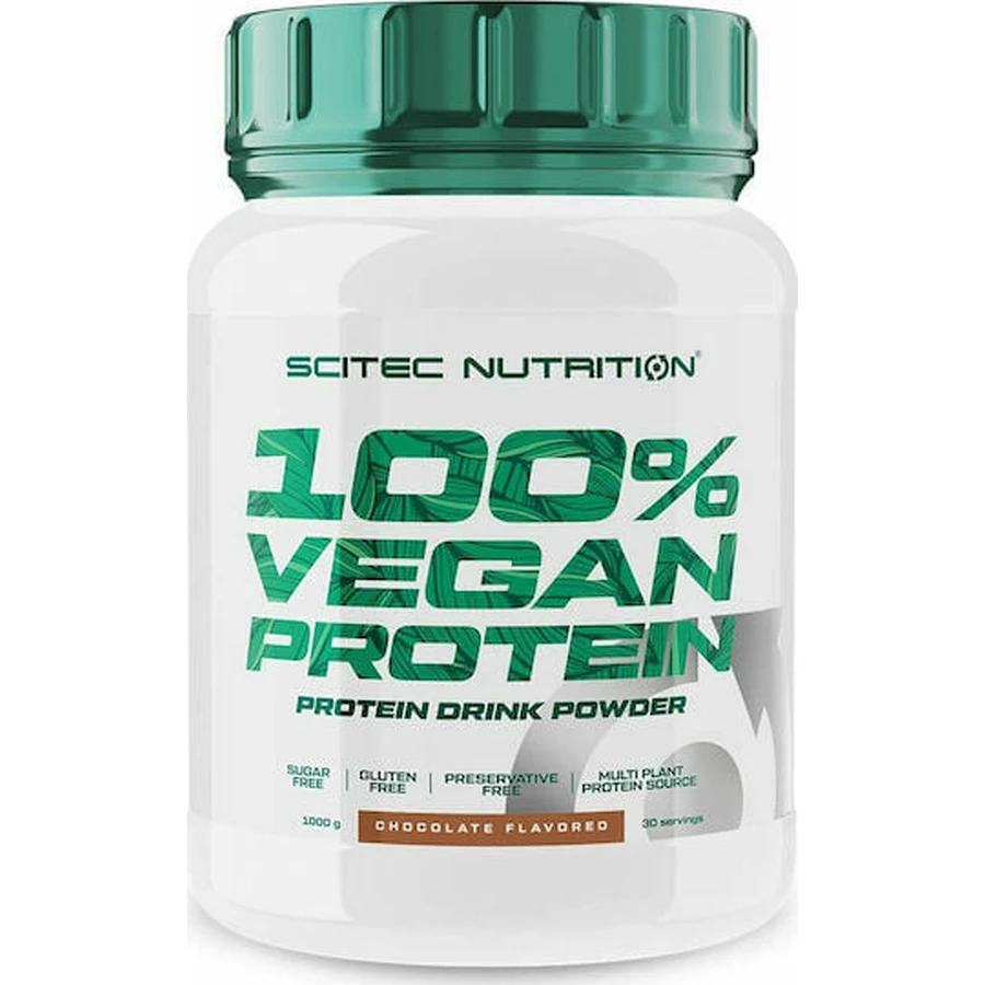 Scitec Nutrition 100% веганский протеин без глютена и лактозы со вкусом шоколада 1 кг: цены и характеристики