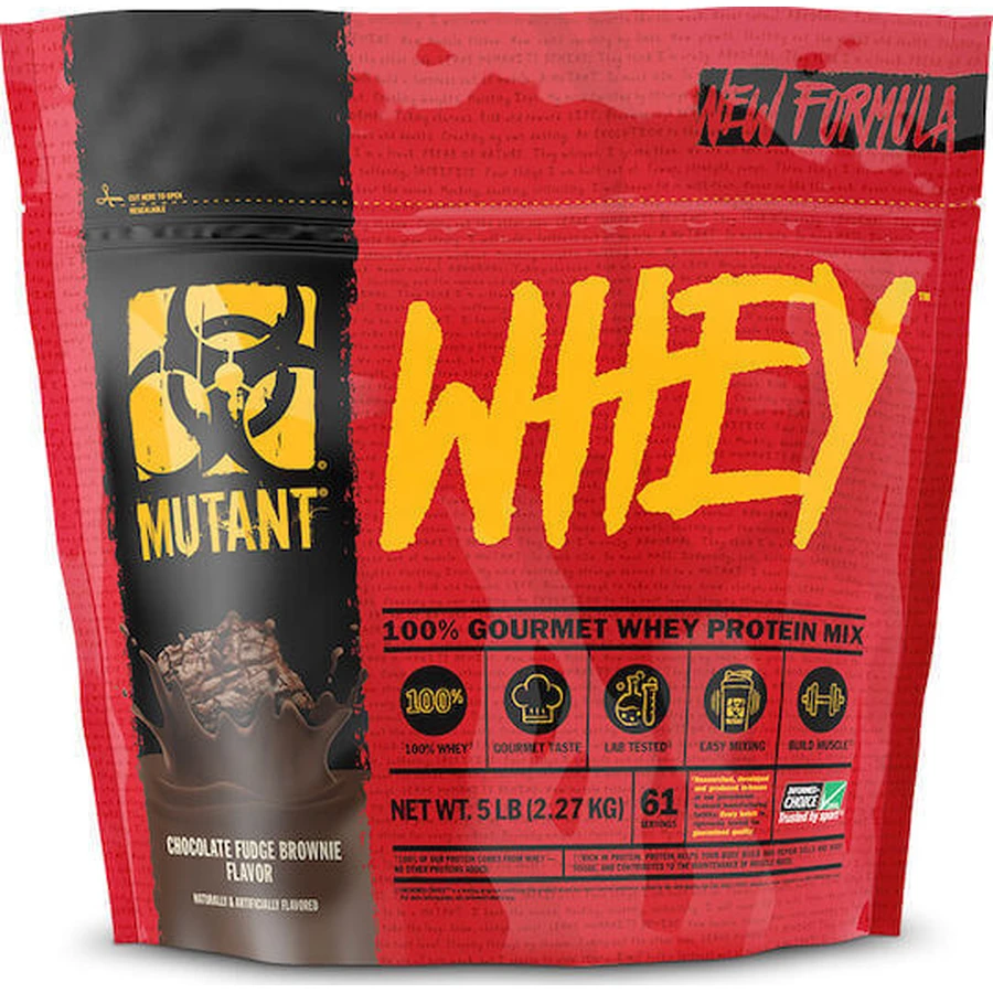 Mutant Gourmet Сироватковий протеїн Mutant Gourmet Сироватковий протеїн зі смаком шоколадної помадки Брауні 2,27 кг: ціни та характеристики