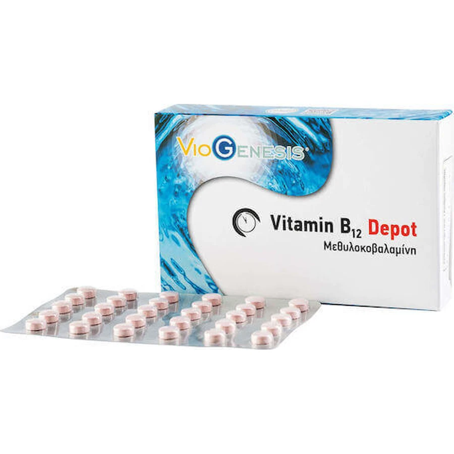Viogenesis Vitamin B12 Depot Витамин для здоровья нервной системы 1000 мг 30 капс: цены и характеристики