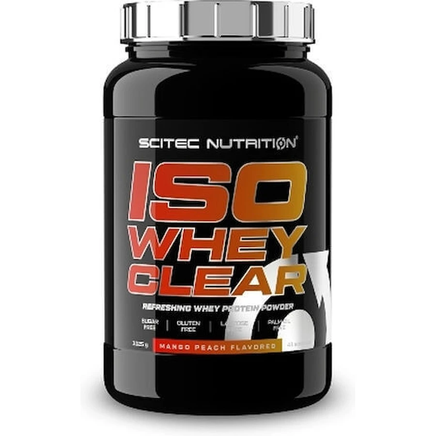 Scitec Nutrition Iso Clear Protein Сироватковий протеїн без глютену та лактози зі смаком персика та манго 1,025 кг: ціни та характеристики