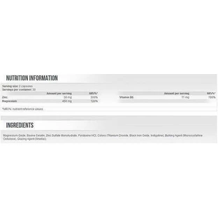 Scitec Nutrition ZMB Training & Testosterone Boosting Supplement 60 caps