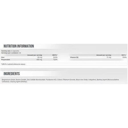 Scitec Nutrition ZMB Training & Testosterone Boosting Supplement 60 caps: цены и характеристики