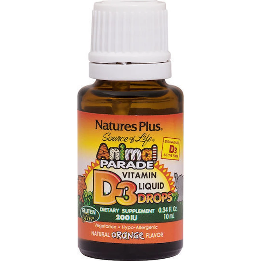 Nature's Plus Vitamin D3 для поддержки иммунитета и здоровья яиц 200iu Orange 10ml: цены и характеристики