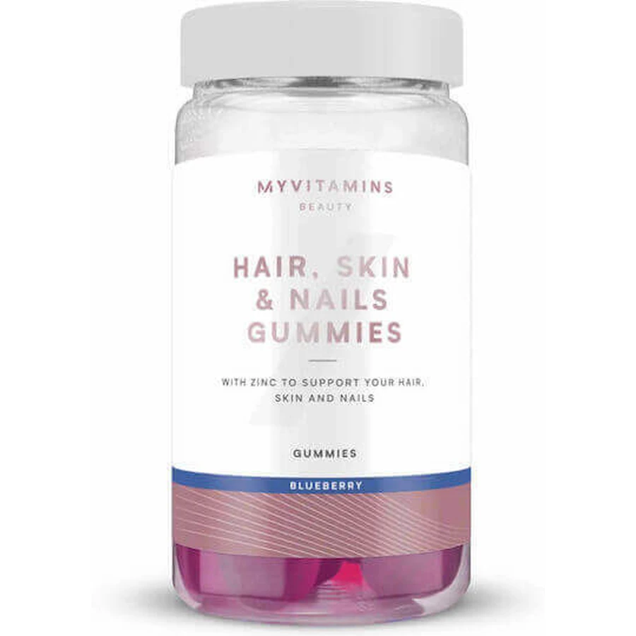 Myvitamins Hair, Skin & Nails Joint & Bone Health Supplement 60 желейных конфет Blueberry Jelly: цены и характеристики