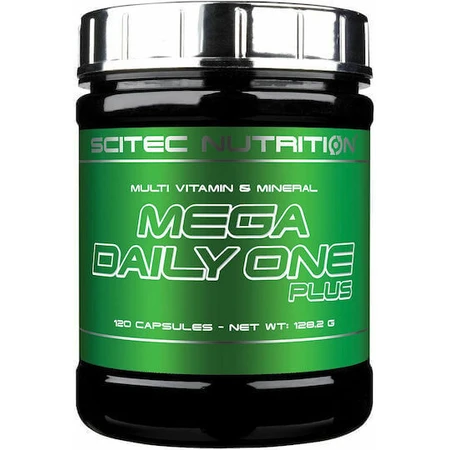 Scitec Nutrition Mega Daily One Plus Полівітамінний комплекс для енергії, імунної та нервової системи 200 мг 120 капс.: ціни та характеристики