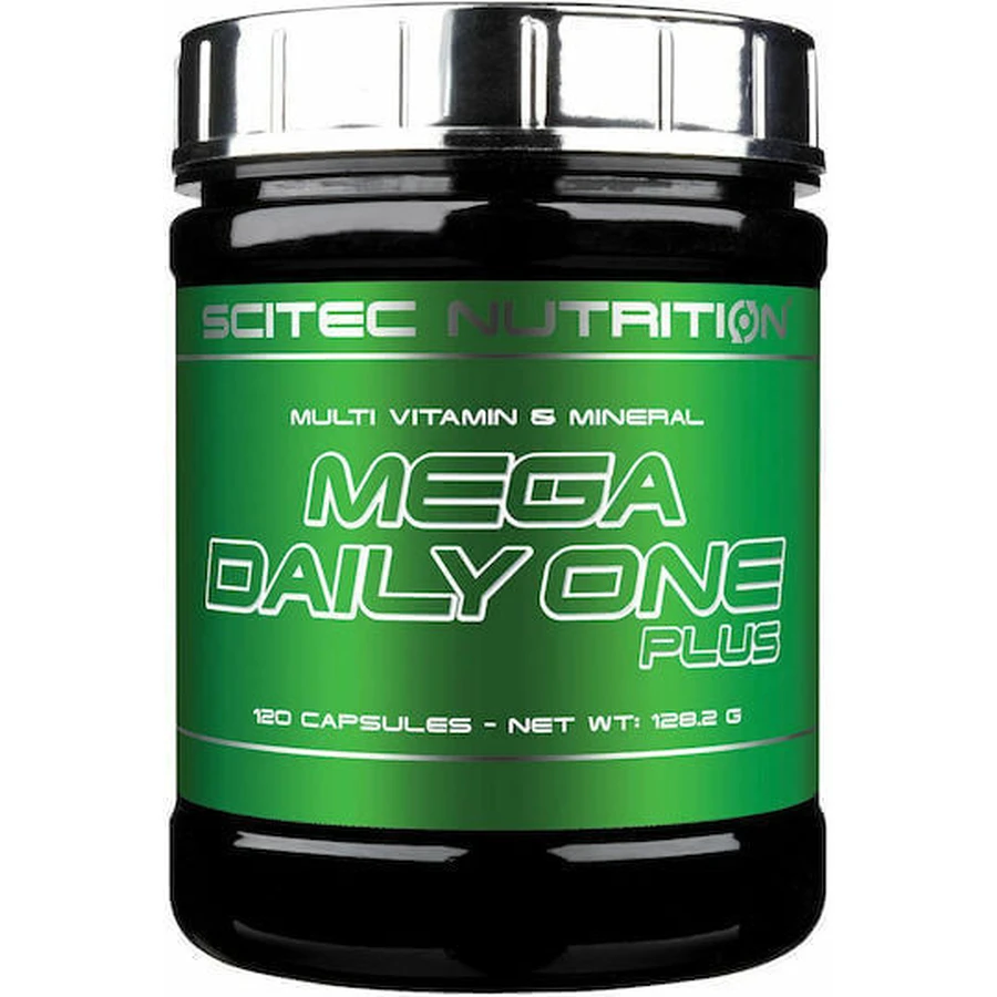 Scitec Nutrition Mega Daily One Plus Полівітамінний комплекс для енергії, імунної та нервової системи 200 мг 120 капс.: ціни та характеристики