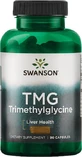 Swanson TMG Триметилгліцин 500 мг 90 капсул без смаку